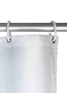 RIDEAU DE DOUCHE 180X200CM BLANC ANTI-MOISISSURE