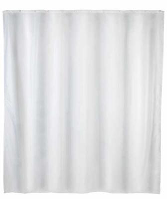 RIDEAU DE DOUCHE 180X200CM BLANC ANTI-MOISISSURE
