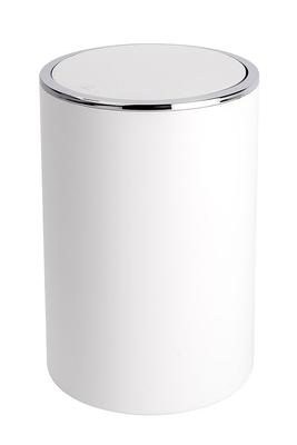 POUBELLE A COUVERCLE OSCILLANT INCA BLANC