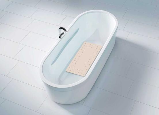 TAPIS ANTIDERAPANT POUR BAIGNOIRE MIRASOL BEIGE 69X39 CM