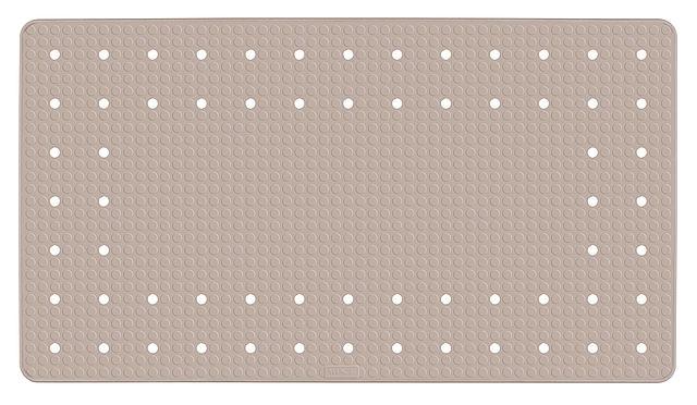 TAPIS ANTI-DERAPANT POUR BAIGNOIRE 69X39CM MIRASOL TAUPE