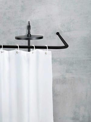 BARRE D'ANGLE 20 MM UNIVERSELLE NOIR