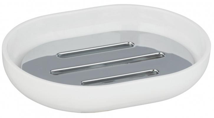 PORTE SAVON POSA BLANC/CHROME
