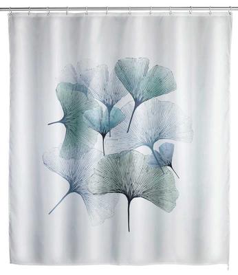 RIDEAU DE DOUCHE 180X200 CM GINGKO ANTI MOISISSURE POLYESTER RECY