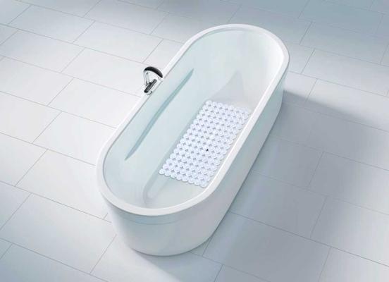 TAPIS DE BAIN BELEM BLANC, 67,5X36CM