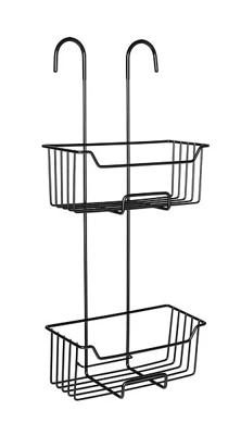 SERVITEUR DE DOUCHE POUR THERMOSTAT INOX MILO NOIR 2 NIVEAUX