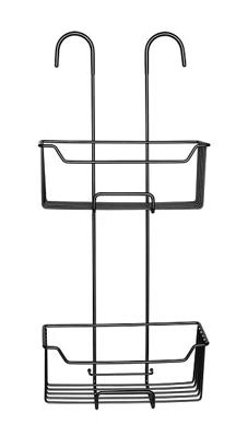 SERVITEUR DE DOUCHE POUR THERMOSTAT INOX MILO NOIR 2 NIVEAUX