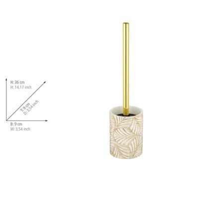 BROSSE WC TERRALBA BLANC/DORE