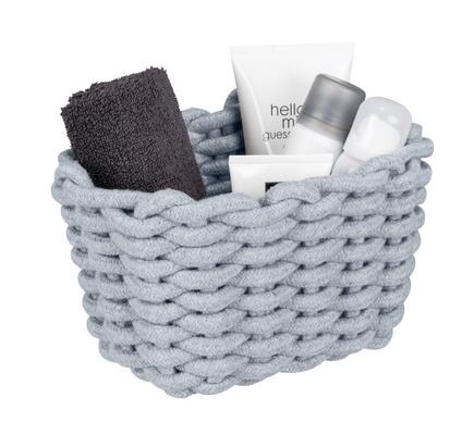 CORBEILLE DE RANGEMENT TIA GRIS