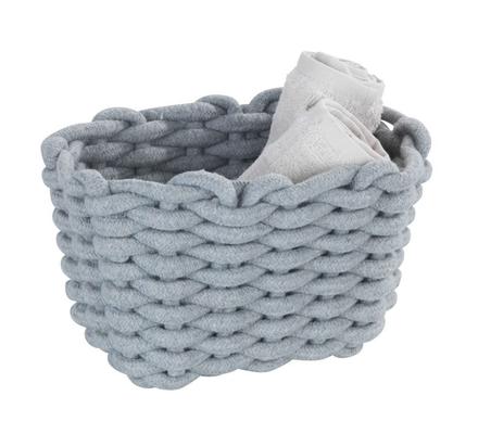 CORBEILLE DE RANGEMENT TIA GRIS