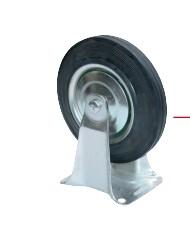 ROULETTE FIXE JANTE PVC 100MM