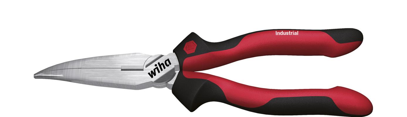 WIHA PINCE DEMI-RONDE FORME COURBE 160MM