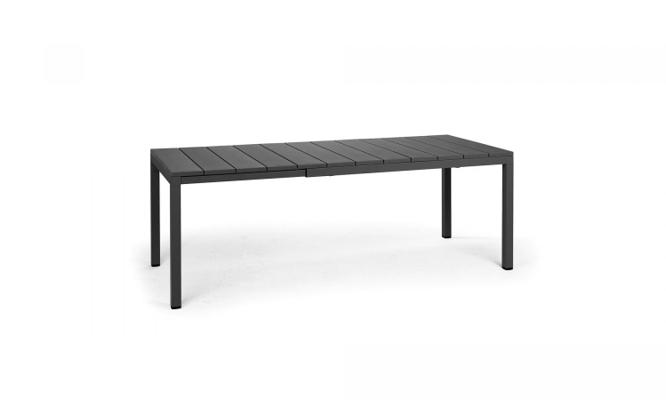 NARDI TABLE RIO PP EXTENSIBLE ANTHRACITE 140/210XH75CMXL85