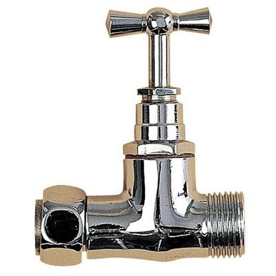 ROBINET ARRET DROIT WC 3/8M -3/8F CHROME