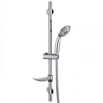 BARRE DOUCHE 4 JETS CHROME