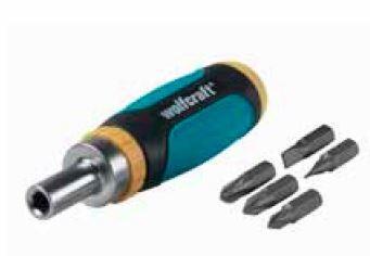 MINI-TOURNEVIS CLIQUET + 5 EMBOUTS F/PH