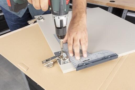 WOLFCRAFT KIT REPARATION CHARNIERE COTE PORTE