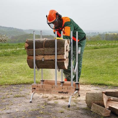 CHEVALET DE TRONCONNAGE DE BUCHES