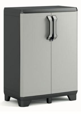 ARMOIRE PRO BASSE NOIR/GRIS 68X39XH.97CM