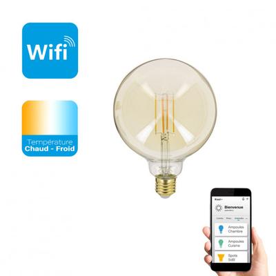 AMPOULE LED CONNECT E27 G125 5.5W 470LM