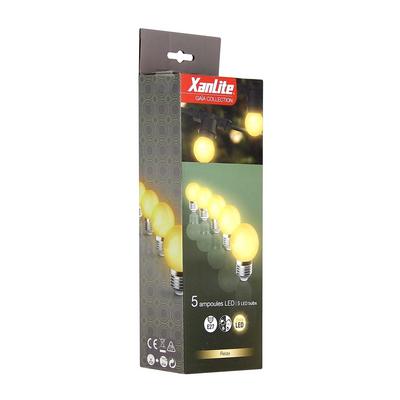 AMPOULE LED E27 1.2W 15LM 2700K GUIRLANDE (5PC)