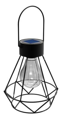 LANTERNE SOLAIRE LED EXT METAL NOIR