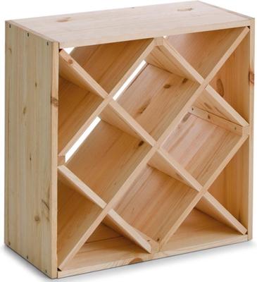 CASIER A VIN BOIS TENDRE 52X25X52CM