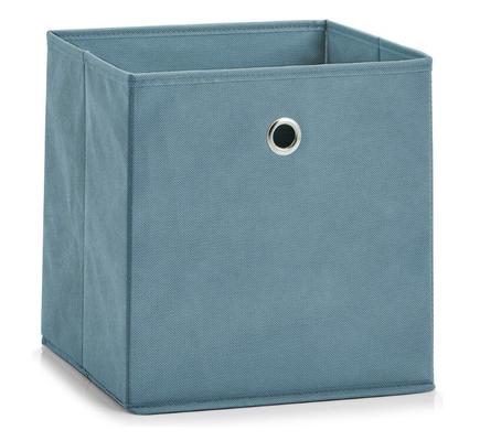 BOITE DE RANGEMENT NON TISSEE BLEU 28X28X28CM
