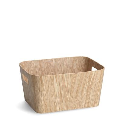 BOITE DE RANGEMENT CARTON IMITATION BOIS 30,5X23X15,12CM