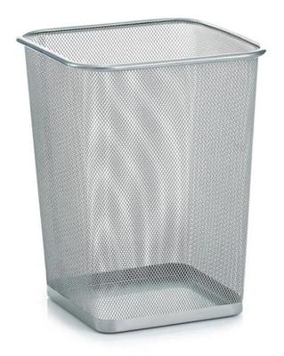 CORBEILLE A PAPIER CARREE 27X27X36CM