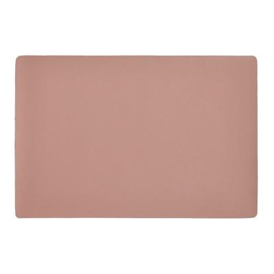 SET DE TABLE CUIR SYNTHETIQUE ROSE 45X30CM