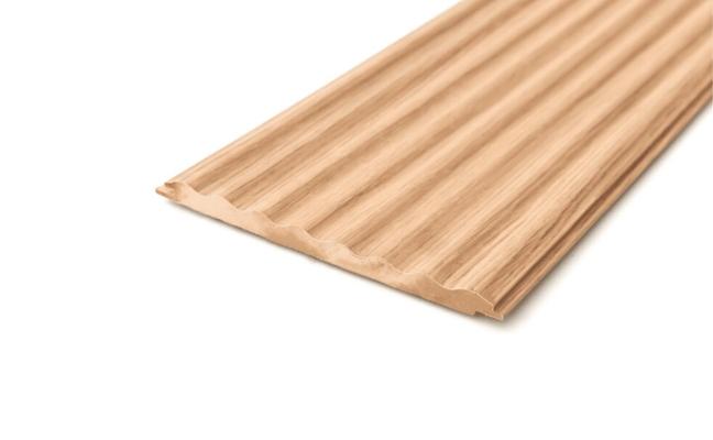 PANNEAU MURAL LATTE WAVE PEPPER OAK (1.77M²)